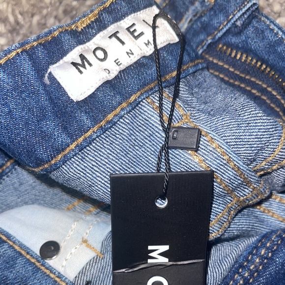 Blue denim flared wide leg jeans - Picture 3 of 3